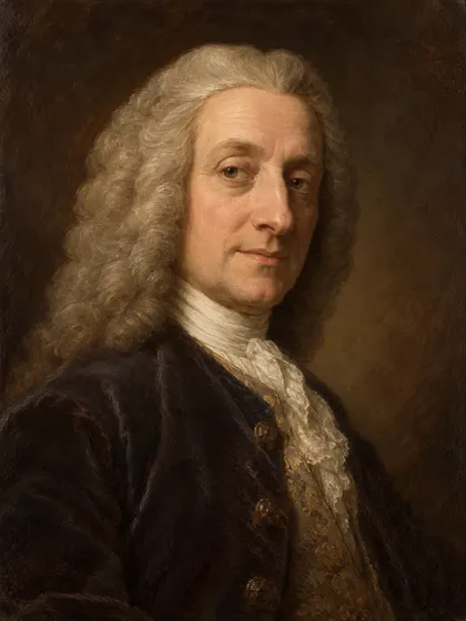 Artistic interpretation of Ludvig Holberg