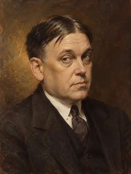 Artistic interpretation of H. L. Mencken