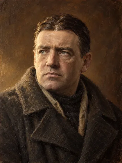 Artistic interpretation of Sir Ernest Henry Shackleton