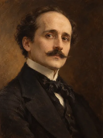 Artistic interpretation of Edmond Rostand