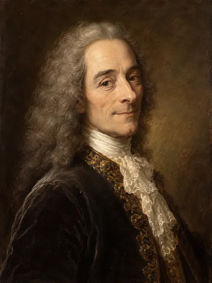 Artistic interpretation of Voltaire