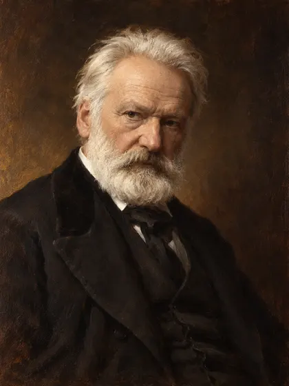 Artistic interpretation of Victor Hugo