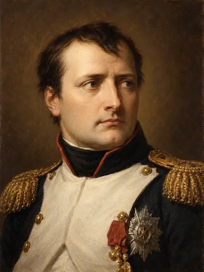 Artistic interpretation of Emperor of the French Napoleon I