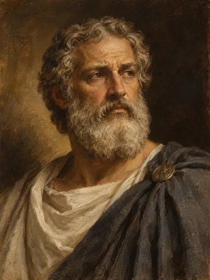 Artistic interpretation of Sophocles
