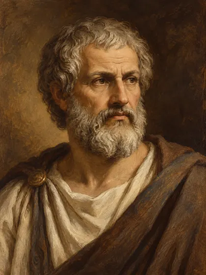 Artistic interpretation of Aristotle
