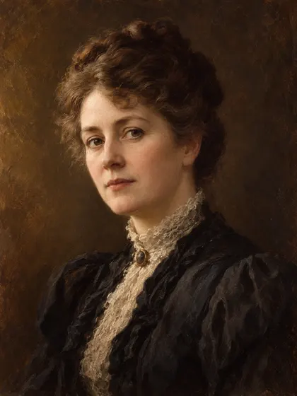 Artistic interpretation of Annie G. Savigny