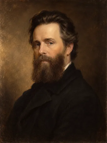 Artistic interpretation of Herman Melville